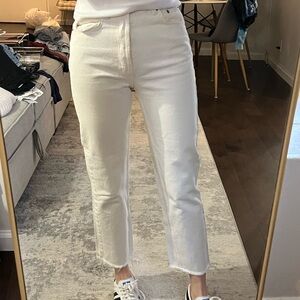 Zara Women's White Jeans